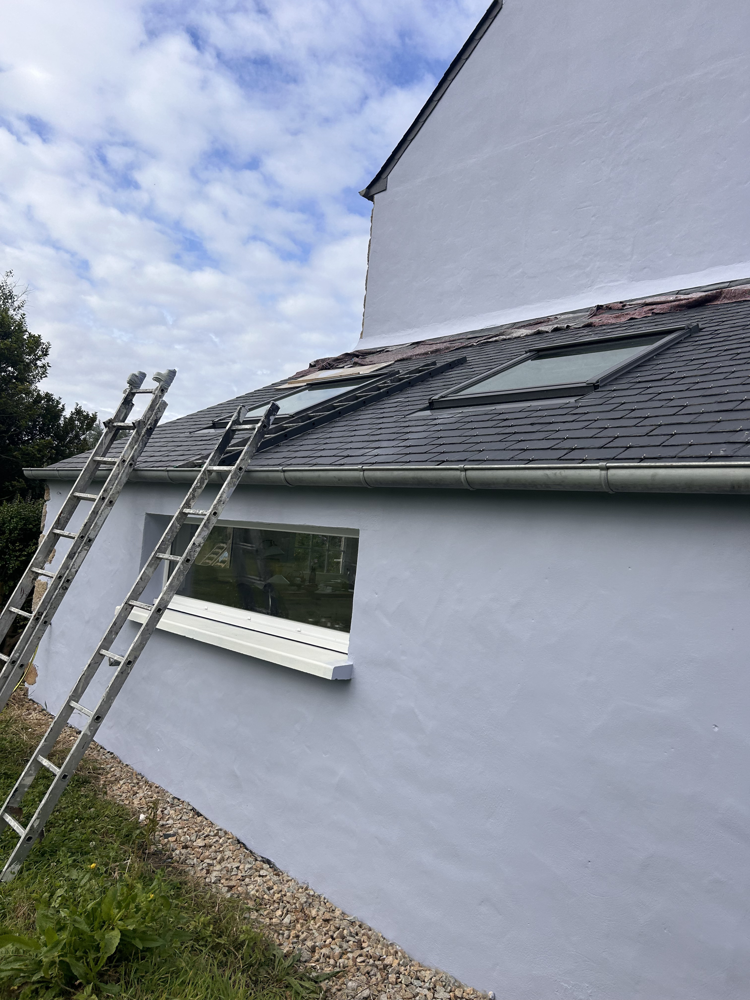 Ravalement de pignon Lesneven - Après